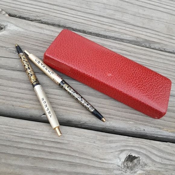 Vintage Writing Pen 14kt Gold Chanel No 5 Ink Set - Picture 16 of 16